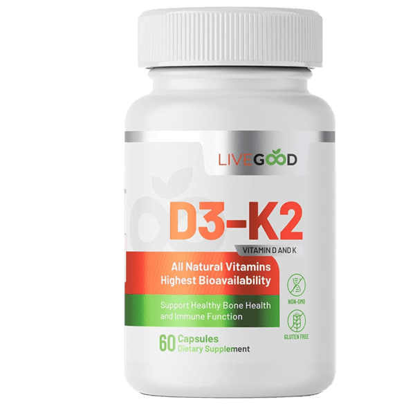 Vitamin D3-K2 Supplement: Bone, Immunity & Heart Health Support