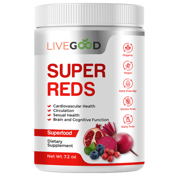 Organic Super Reds: Heart Health & Anti-Aging Support